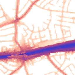 Daytime road noise heatmap for L14 7AS