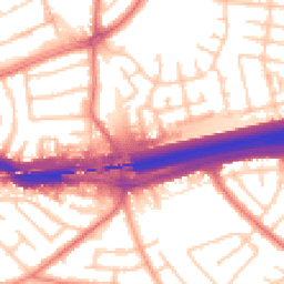 Daytime road noise heatmap for L14 7BA