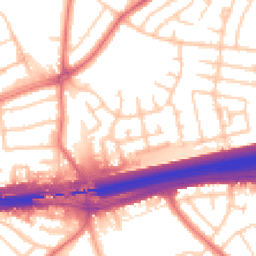 Daytime road noise heatmap for L14 7BF