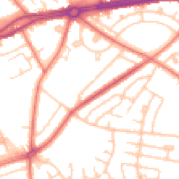 Daytime road noise heatmap for L14 7PX