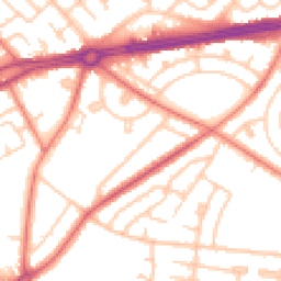 Daytime road noise heatmap for L14 7PY