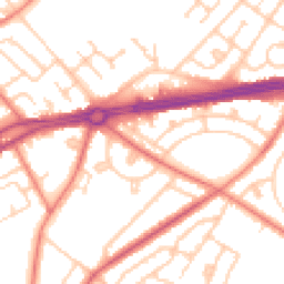 Daytime road noise heatmap for L14 7QA