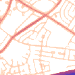 Daytime road noise heatmap for L14 7QW