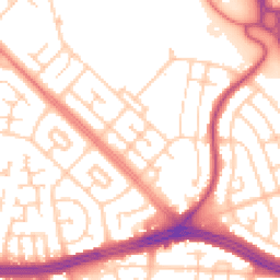 Daytime road noise heatmap for L14 8AA