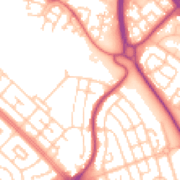Daytime road noise heatmap for L14 8AF