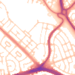 Daytime road noise heatmap for L14 8AG