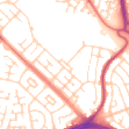 Daytime road noise heatmap for L14 8AJ