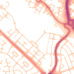 Daytime road noise heatmap for L14 8UZ