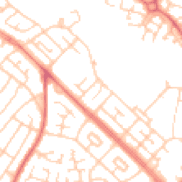 Daytime road noise heatmap for L14 8XH