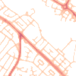 Daytime road noise heatmap for L14 8XL