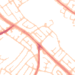 Daytime road noise heatmap for L14 8XU
