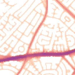 Daytime road noise heatmap for L14 9LP