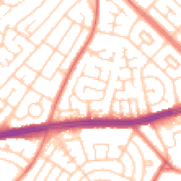 Daytime road noise heatmap for L14 9LX