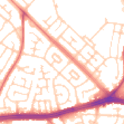 Daytime road noise heatmap for L14 9NY