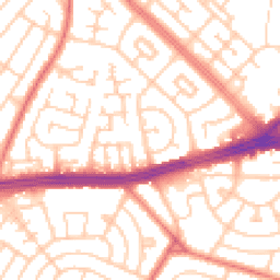 Daytime road noise heatmap for L14 9PP