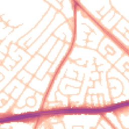 Daytime road noise heatmap for L14 9QB
