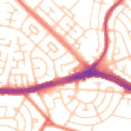 Daytime road noise heatmap for L14 9QE