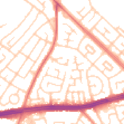 Daytime road noise heatmap for L14 9QN