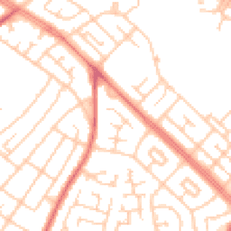Daytime road noise heatmap for L14 9QT