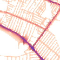 Daytime road noise heatmap for L15 0EN
