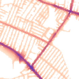 Daytime road noise heatmap for L15 0EQ