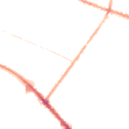 Night-time road noise heatmap for L15 0ES