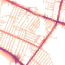 Daytime road noise heatmap for L15 0EZ