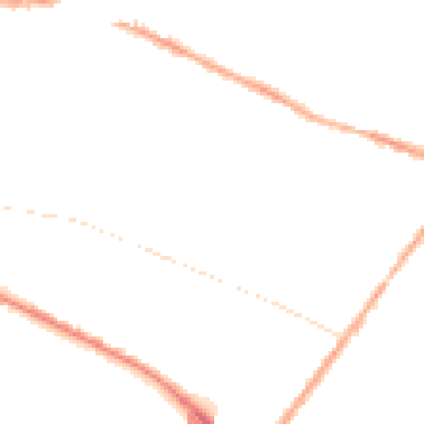 Night-time road noise heatmap for L15 0HA