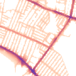 Daytime road noise heatmap for L15 0HE