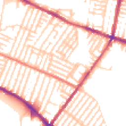 Daytime road noise heatmap for L15 0HN