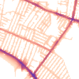 Daytime road noise heatmap for L15 0HQ