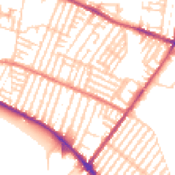 Daytime road noise heatmap for L15 0HT