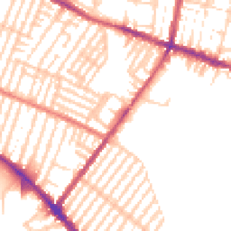 Daytime road noise heatmap for L15 0HY