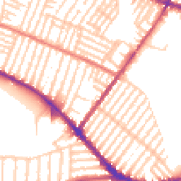 Daytime road noise heatmap for L15 0JB