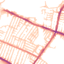 Daytime road noise heatmap for L15 1EL