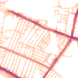 Daytime road noise heatmap for L15 1EN