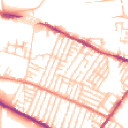 Daytime road noise heatmap for L15 1EX