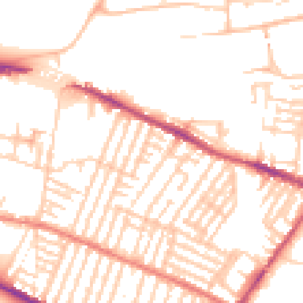 Daytime road noise heatmap for L15 1HD