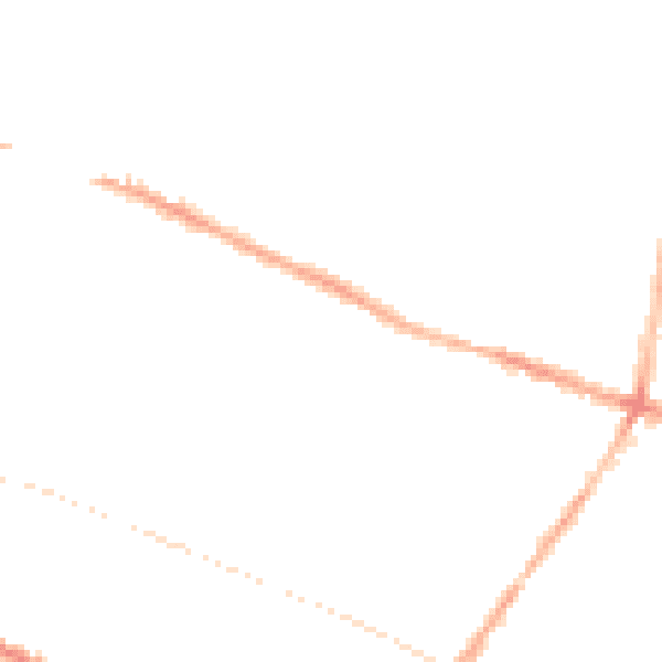 Night-time road noise heatmap for L15 1HT