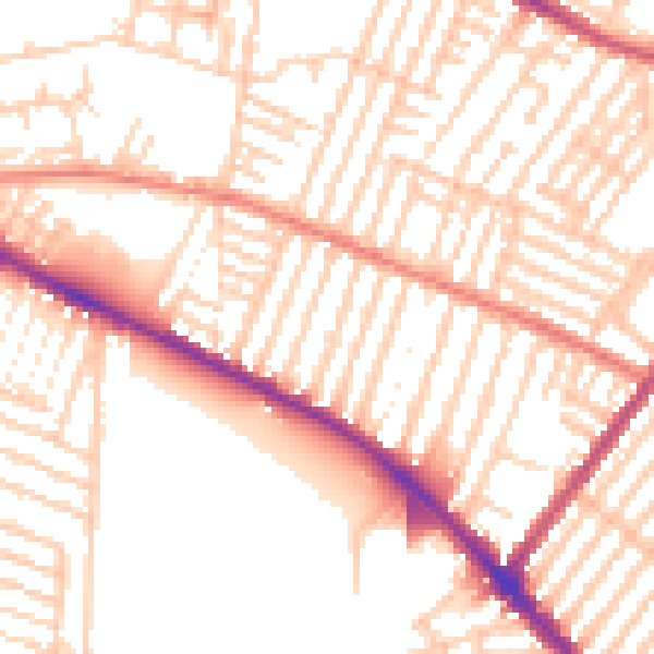 Daytime road noise heatmap for L15 2HS