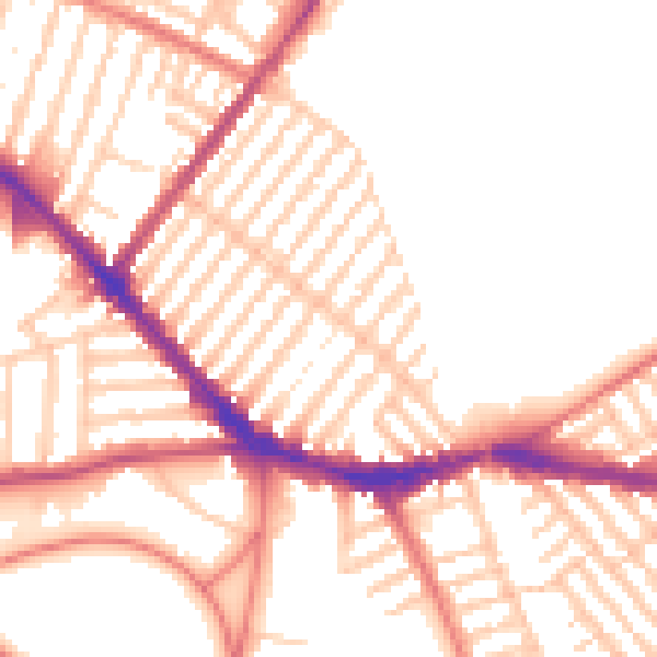 Daytime road noise heatmap for L15 3LA