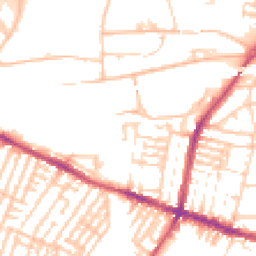 Daytime road noise heatmap for L15 4AE