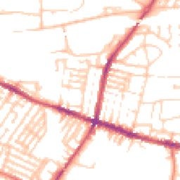 Daytime road noise heatmap for L15 4HA