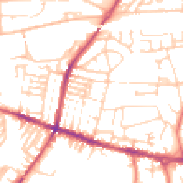 Daytime road noise heatmap for L15 4HD