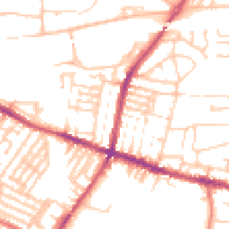 Daytime road noise heatmap for L15 4HG