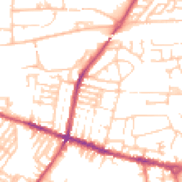 Daytime road noise heatmap for L15 4HJ