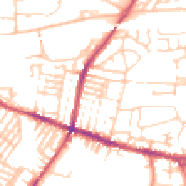 Daytime road noise heatmap for L15 4HP