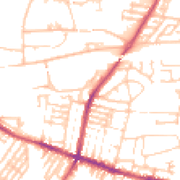 Daytime road noise heatmap for L15 4HY