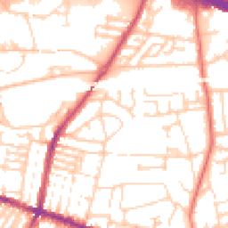 Daytime road noise heatmap for L15 4JA