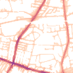 Daytime road noise heatmap for L15 4JD